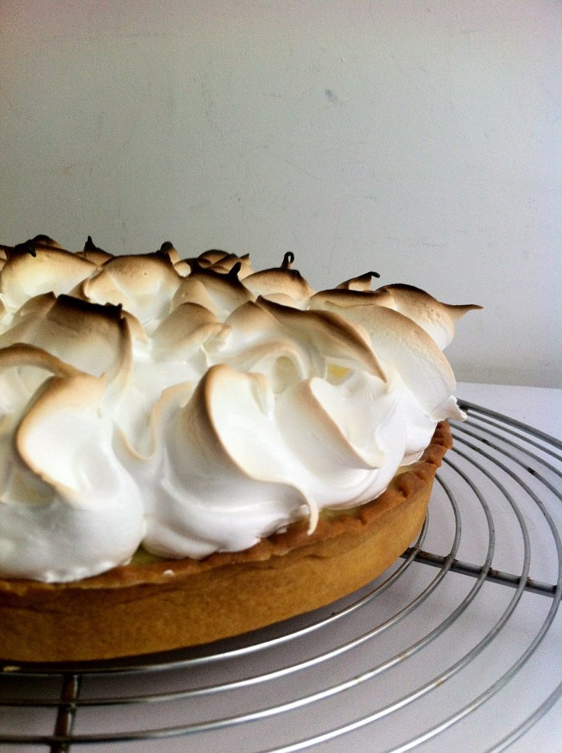 Tarte au citron meringuée, pointe de mascarpone