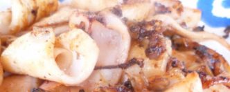 Antispasti d'encornets à la plancha