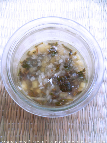 Sauce légère sauge citron gingembre