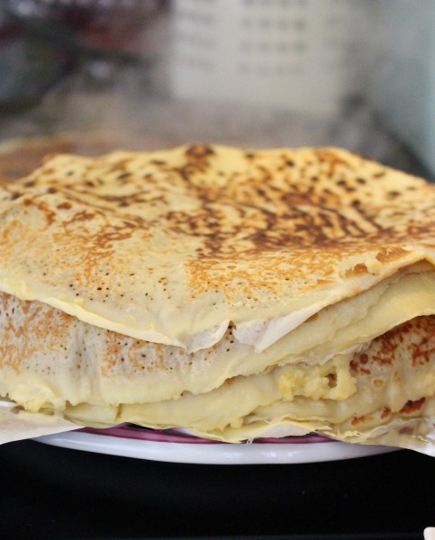 Pâte à crêpes crémeuse