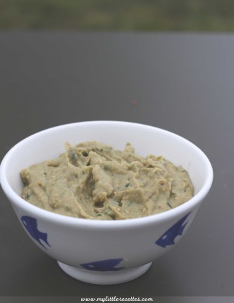 Caviar d'aubergine aux olives express