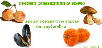 Produits de saison, septembre, fruits, légumes