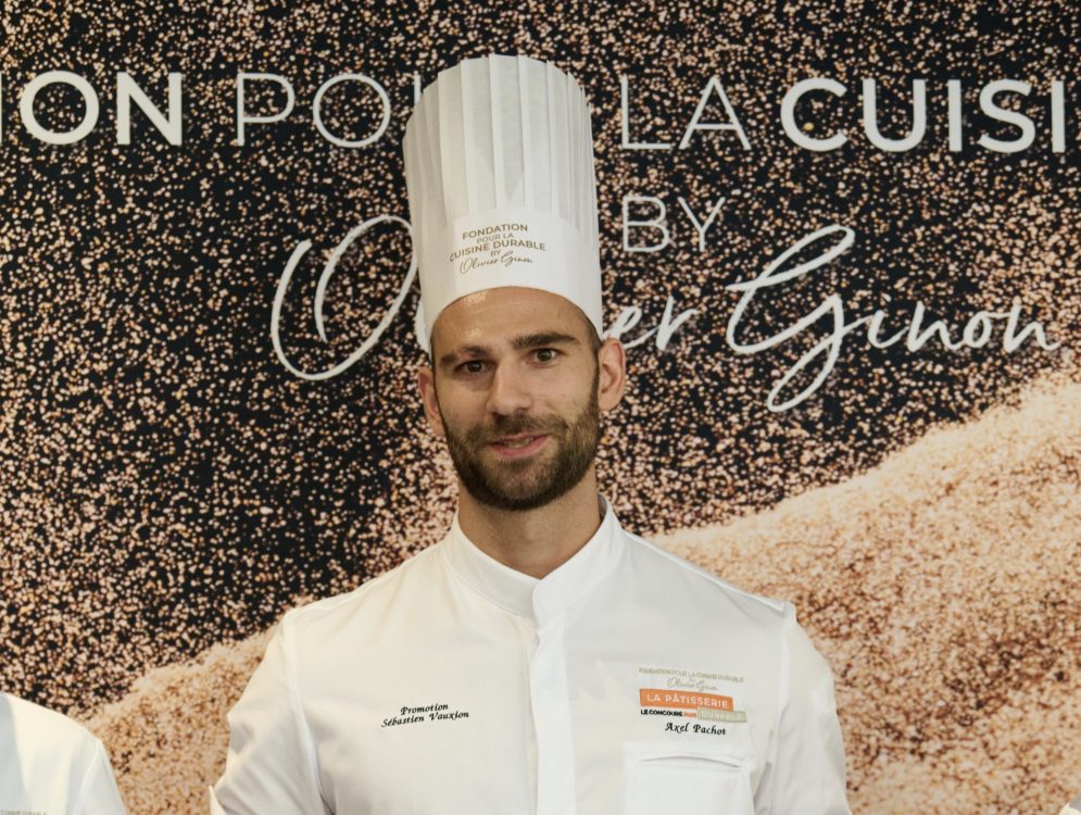 Photo de Axel Pachot, lauréat du 3e Concours La Pâtisserie Durable 2026 organisé par la Fondation pour la Cuisine Durable.